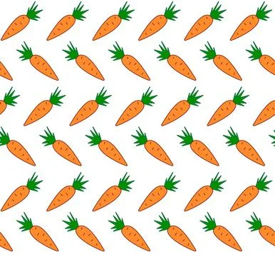 Easter pattern Carott, rabbit bunny. Vector Seamless spring seamless backgrou 스톡 일러스트