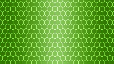 Easter Pattern Green Neon Colors Easter Holiday. Hexagon Pattern Stock Illustration
