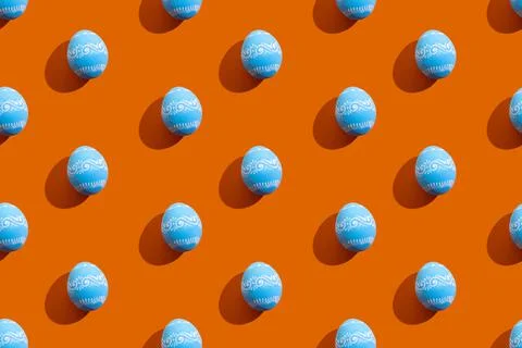 Easter pattern holiday seamless banner festive art Foto stock