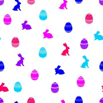 Easter pattern Stock Illustration