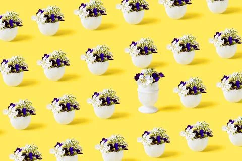Easter pattern Stock Photos