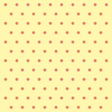 Easter pattern polka dots Stock Illustration
