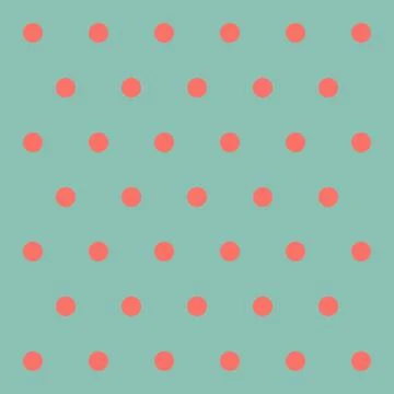 Easter pattern polka dots Stock Illustration
