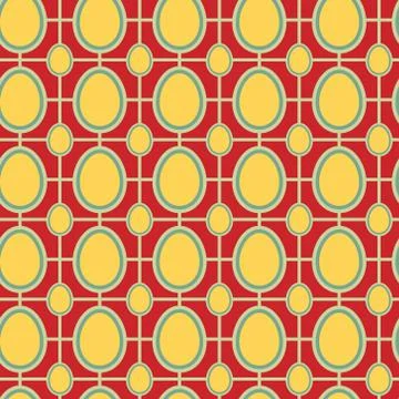 Easter pattern retro Stock Illustration