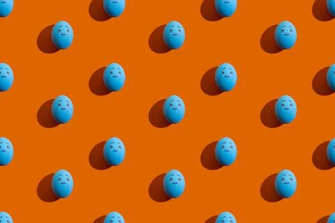 Easter pattern seamless banner conceptual art 스톡 사진