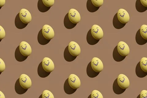 Easter pattern seamless banner conceptual art Stockfoto's