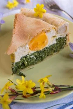 Easter pie Stock Photos