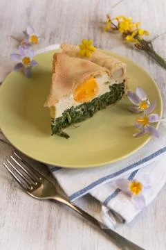 Easter pie Stock Photos