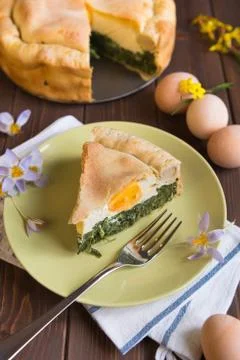 Easter pie Stock Photos