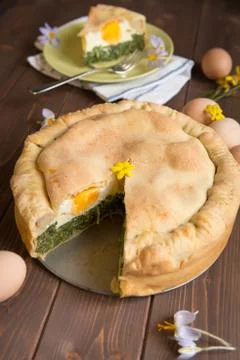 Easter pie Stock Photos