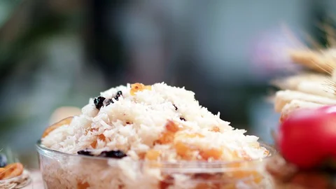 Easter pilaf Stock Footage 129149376