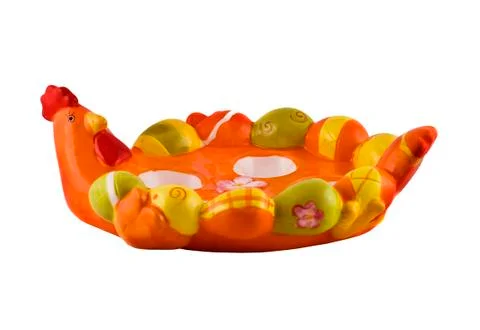 Easter plate Stock Photos