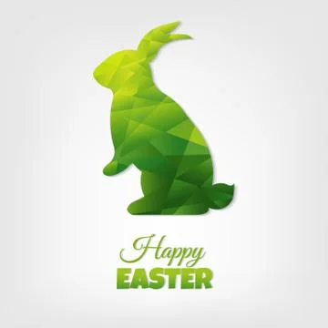 Easter Postcard Stock Illustration