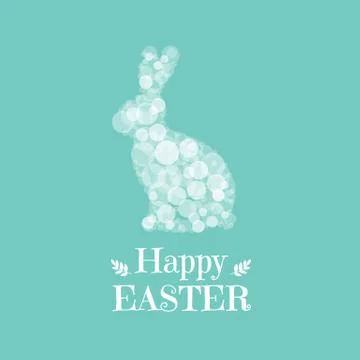 Easter Postcard Stock Illustration