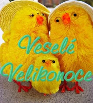 Easter postcard Stock Photos