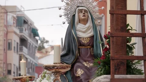 Easter Procession in Alicante, Spain Showcasing Religious Traditions 動画素材 332224196