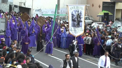 Easter Procession Cross Stock-Footage 75056526