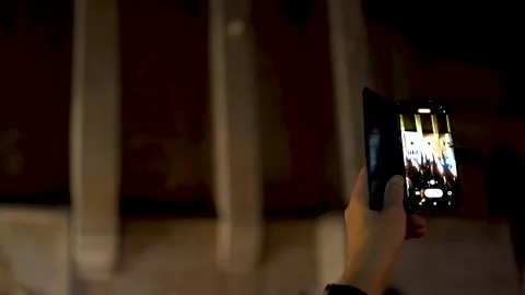 Easter Procession in Gandia: Capturing Tradition and Spirituality at Night Stock Footage 295014733