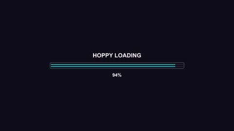 Easter progress bar animation shows hoppy loading status and completion in .. Stock Footage 326692902