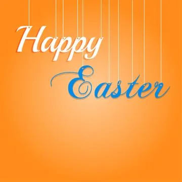 Easter rabbit and egg in grass Stock Illustration