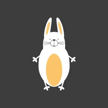 Easter rabbit bunny Stock Illustration