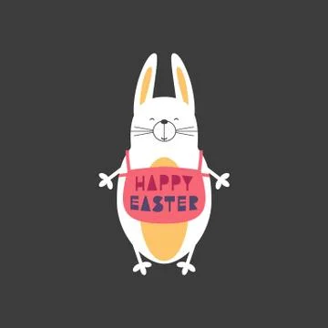 Easter rabbit bunny Stock Illustration