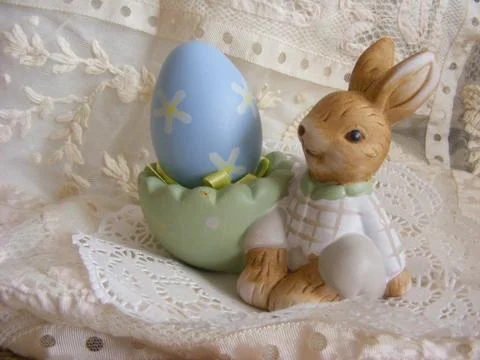 Easter rabbit decoration Stock Photos