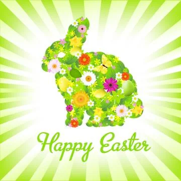 Easter rabbit Stock Illustration