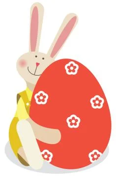 Easter rabbit Stock Illustration