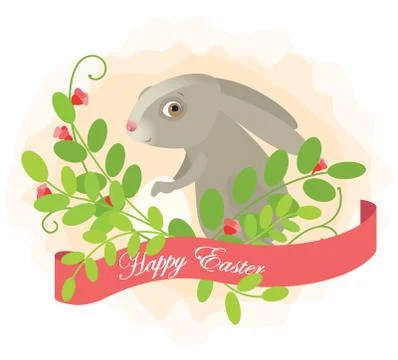 Easter rabbit Stock Illustration