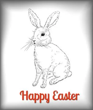 Easter rabbit Stock Illustration