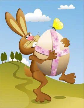 Easter rabbit Stock Illustration