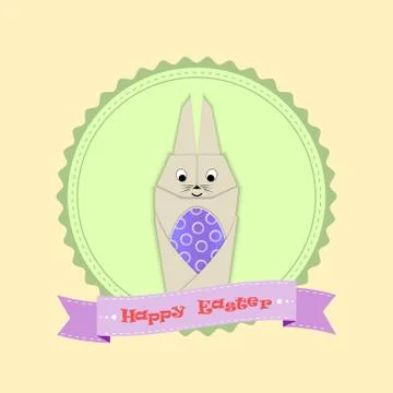 The easter Rabbit Stock Illustration