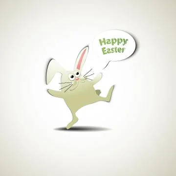 Easter rabbit Stock Illustration