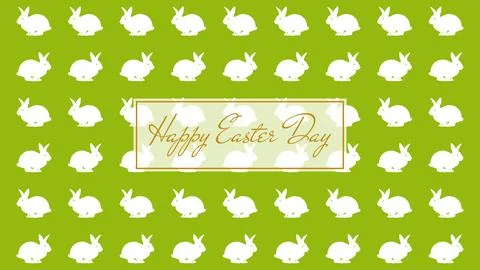 EASTER RABBIT PATTERN Stockillustratie