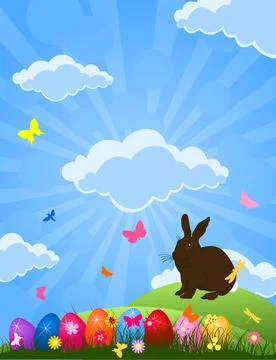 Easter rabbit Foto stock