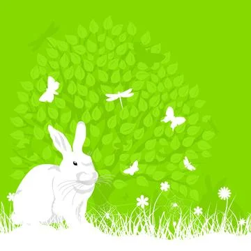 Easter rabbit2 Foto stock