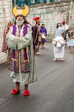 Easter Religious Procession Stock Photos