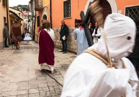 Easter Religious Procession Foto stock