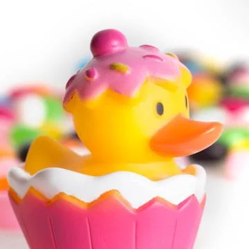 Easter Rubber Ducks Foto stock