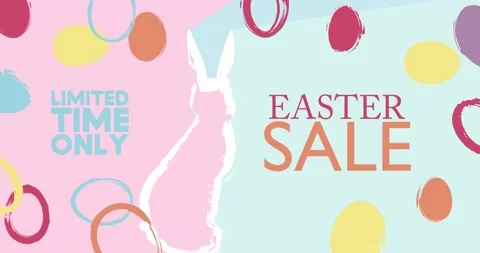 Easter Sale Graffiti animation Stock Footage 237137441