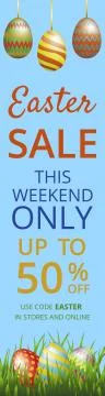 Easter sale Stock Illustration