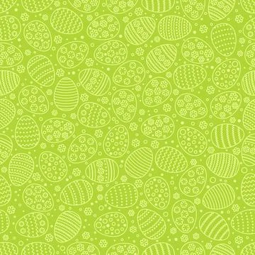 Easter seamless background with eggs. Gift card egg ornament, pattern. Spring 스톡 일러스트