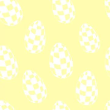 Easter Seamless cute background. Vector Stock Illustration
