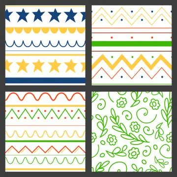 Easter seamless pattern background design vector holiday celebration party 스톡 일러스트