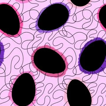 Easter seamless pattern with eggs for wallpaper and fabrics and textiles Stock Illustration