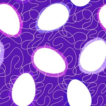 Easter seamless pattern with eggs for wallpaper and fabrics and textiles Stock Illustration