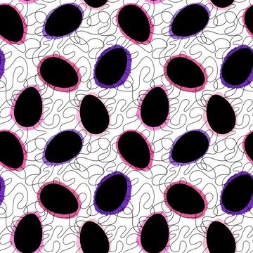 Easter seamless pattern with eggs for wallpaper and fabrics and textiles Stock Illustration
