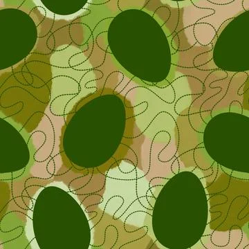 Easter seamless pattern with eggs for wallpaper and fabrics 스톡 일러스트