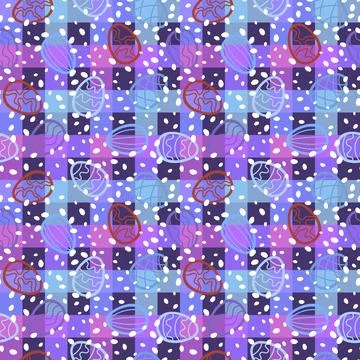 Easter seamless pattern with eggs for wallpaper and fabrics and textiles イラスト素材